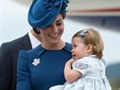 Vévodkyn Kate a princezna Charlotte (Victoria, 24. záí 2016)