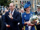 Princ William a jeho manelka Kate (Victoria, 24. záí 2016)