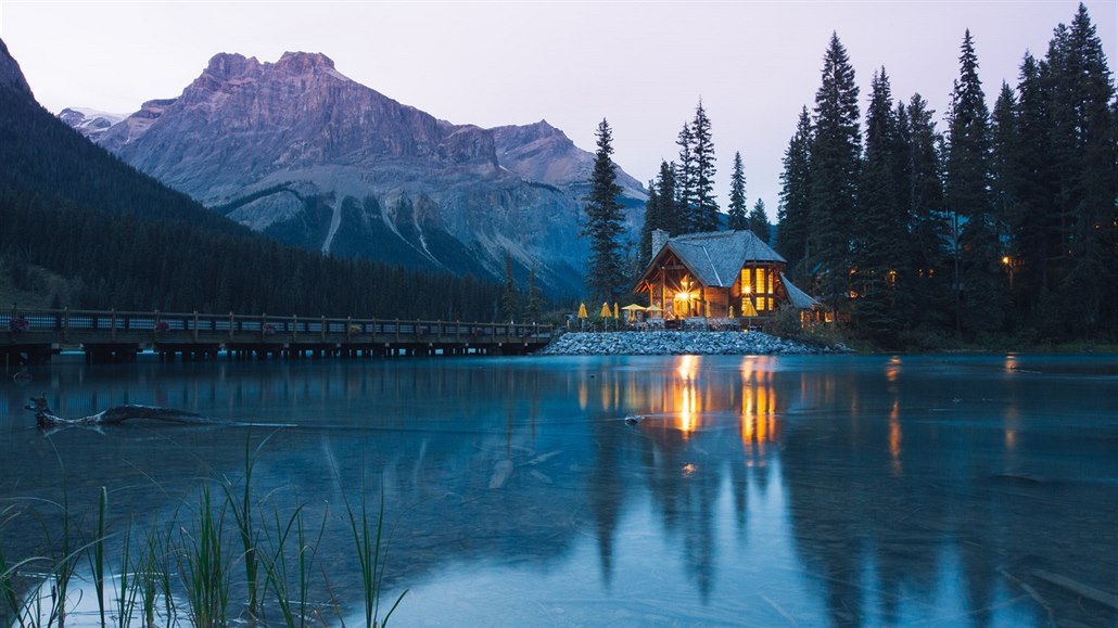 Emerald Lake Lodge, Kanada. Ilustra�ní foto