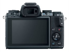 Canon EOS M5 na zadní straně disponuje 3,2palcovým dotykovým výklopným...