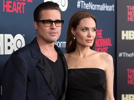 Brad Pitt a Angelina Jolie (New York, 12. kvtna 2014)