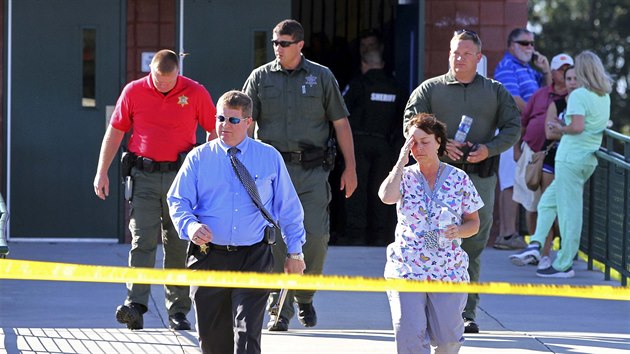 Čtrnáctiletý chlapec střílel ve škole v městečku Townville v Jižní Karolíně (29. září 2016)