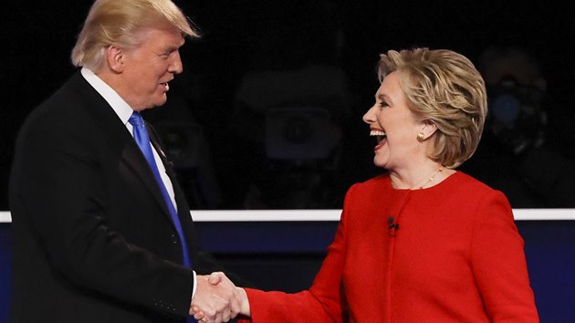 Donald Trump a Hillary Clintonov v prvn televizn debat americkch prezidentskch kandidt (26.9.2016)