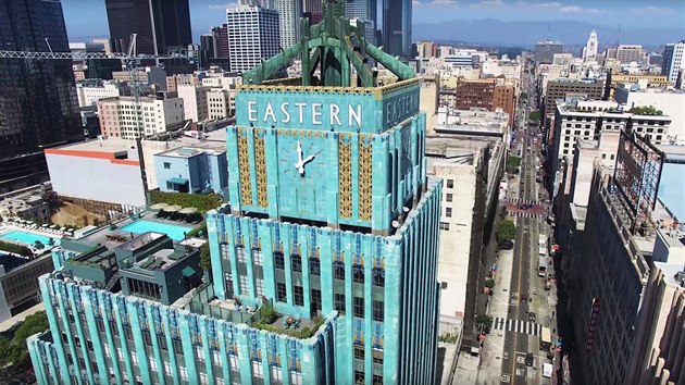 Budova z obdob slavnho stylu art deco pat v Los Angeles k nejpopulrnjm.