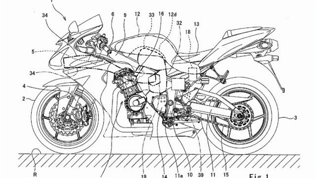 Kawasaki naznačuje novinku Kawasaki R2 s kompresorem.