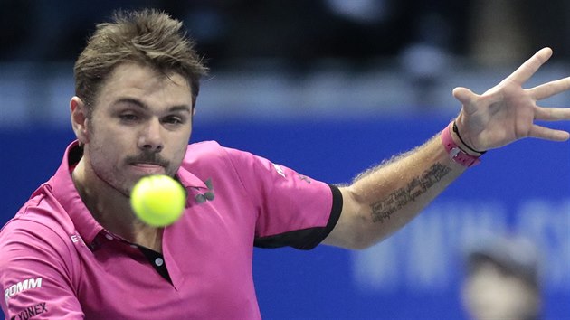 Stan Wawrinka ve finle turnaje v Petrohradu