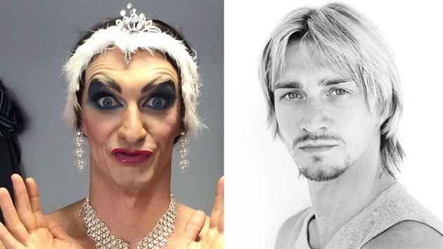 Michal tpa coby Anastasia Prekrasnaja v pedstaven Ballet Hommes Fatals a v civilu
