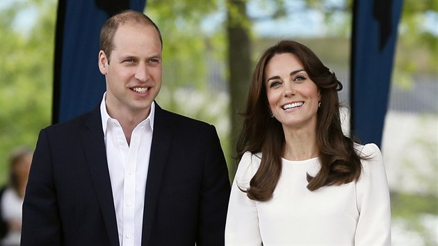 Princ William a jeho manelka Kate (Londn, 16. kvtna 2016)