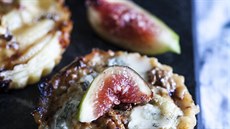 Tartaletka s gorgonzolou, fíky a vlaskými oechy podle blogerky Kitchenette