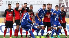 Momentka z utkání Olomouc - Táborsko.