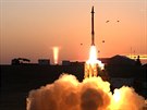 Start rakety Stunner izraelského systému PVO Davidv prak (ilustraní foto)