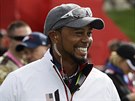 Tiger Woods je spokojený, Ameriané vstoupili do Ryder Cupu ukázkov.