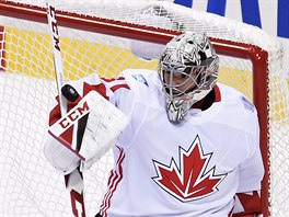 Carey Price zasahuje ve druhém finále Světového poháru mezi Kanadou a Evropou.