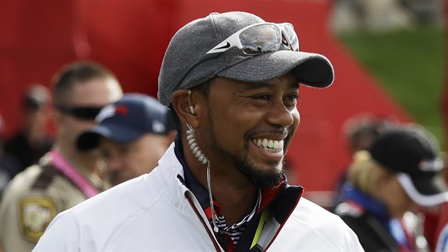 Tiger Woods je spokojen, Amerian vstoupili do Ryder Cupu ukzkov.