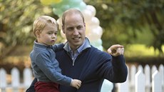 Princ William s princem Georgem (Kanada, 29. září 2016)