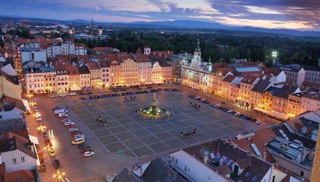 Námstí Pemysla Otakara II. v eských Budjovicích.