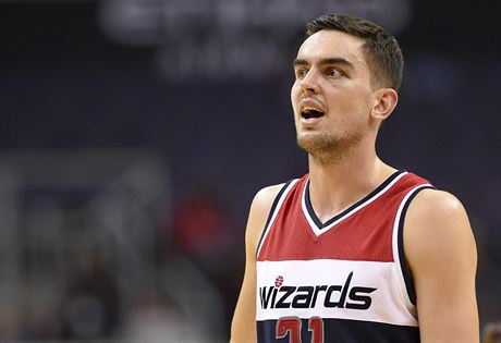 Tomá Satoranský v dresu Washingtonu Wizards