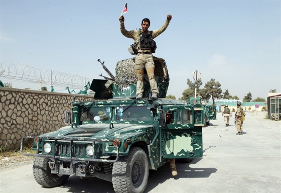 Afghánské jednotky v Kundúzu. (2.10.2016)