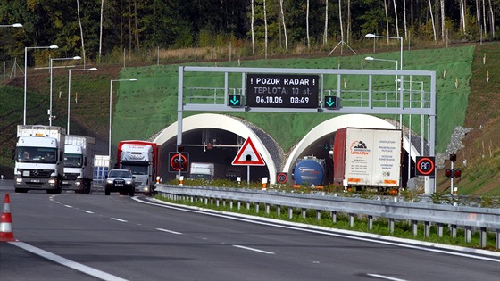 Tunel Valík na D5 u Plzn.