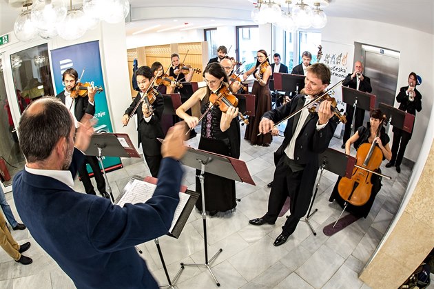 Jihoeská filharmonie v eských Budjovicích má novou moderní kavárnu i foyer.