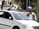 Útoník v Jeruzalém zranil osm lidi, policie ho zabila (9. íjna 2016)