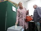 V Hluín na Opavsku hlasovala Alena Vitásková, éfka Energetického regulaního...