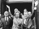 V záí 1990 navtívila eskoslovensko britská politika Margaret Thatcherová....