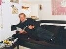 Václav Havel na své chalup na Hrádeku (21. srpna 1993)