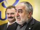 Senátor Petr �ilar p�i tiskové konferenci KDU-�SL k výsledk�m krajských a...
