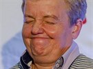 Dana Drábová b�hem oslavy výsledk� krajských voleb ve �tábu STAN v Praze. (8...