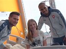 etí fotbalisté rozesmáli dtské pacienty v motolské nemocnici