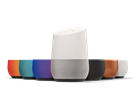 Google Home bude k dispozici v rzných barevných provedeních.