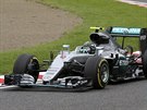 Nico Rosberg z Mercedesu ve Velké cen Japonska F1