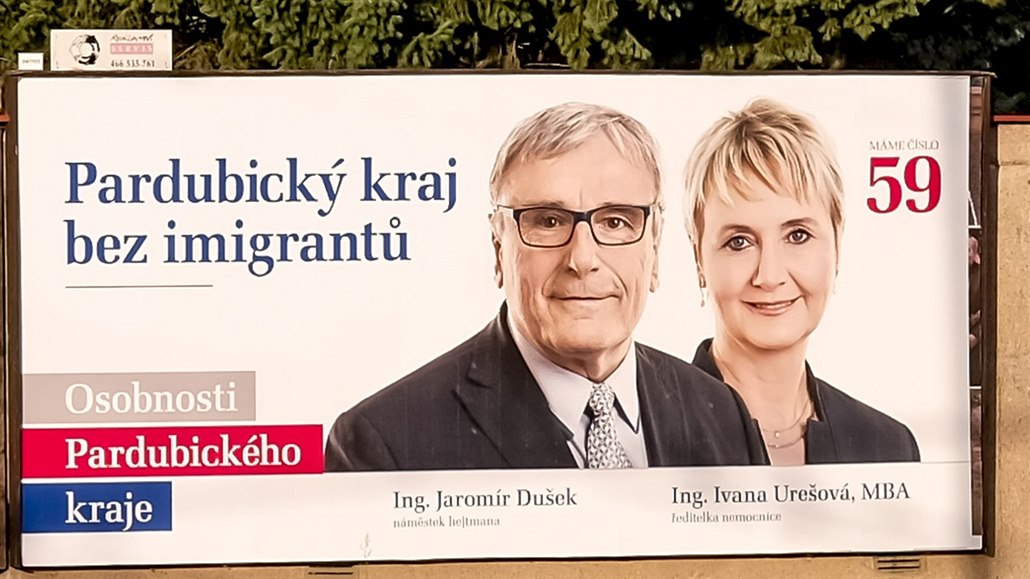 Pokud se kraj zbaví imigrant�, jak to slibuje koalice Osobnosti Pardubického...