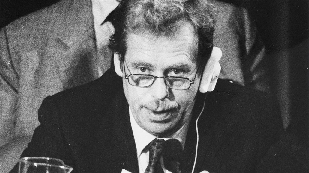 Václav Havel pi svém projevu na Svtovém summitu dtí pi OSN v New Yorku (30....
