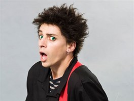 Jan Cina jako Billie Joe Armstrong z kapely Green Day  v show Tvoje tvář má...