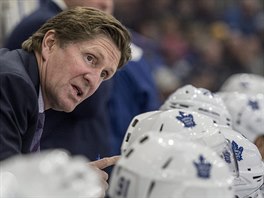 Mike Babcock šéfuje hokejistům Toronta.