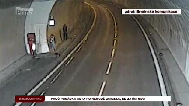 Policie ptr po trojici, kter utekla po nehod v brnnskm pisreckm tunelu