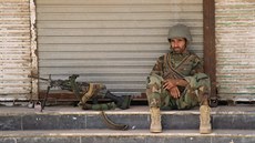 Afghánská armáda v Kundúzu. (2.10.2016)