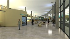 Tak by m�l podle p�edstav autor� studie vypadat nový karlovarský dopravní uzel.