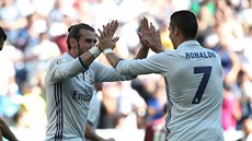 Cristiano Ronaldo pihrál, Gareth Bale hlavou pekonal brankáe a srovnal skóre...