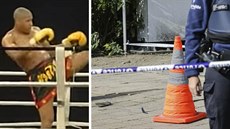 Na policisty v Bruselu zaútoil Hicham Diop, bývalý voják a kickboxer.