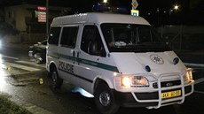 Nehoda policejního vozu v praské ulici Kvtnového vítzství (6.10.2016).