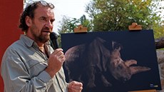 Joel Sartore vytvoil fotografii samice Nabiré ve dvorské zoologické zahrad...