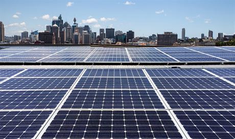 Solární elektrárna firmy Photon Energy v Sydney.