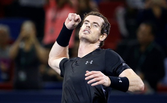 Andy Murray ve finále turnaje v anghaji.