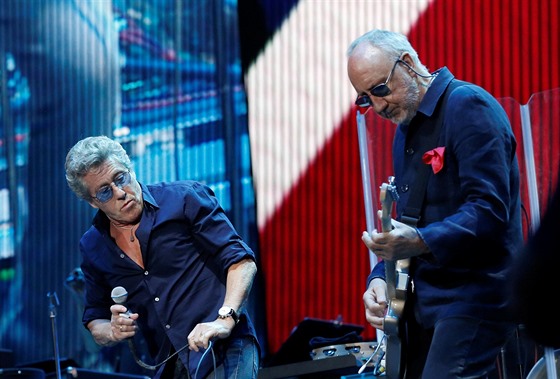 Roger Daltrey a Pete Townshend z The Who na festivalu Desert Trip