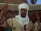 Mahdí v podání Laurence Oliviera ve velkofilmu Chartúm z roku 1966.