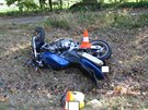 Nehoda motorkáe u Tebon (16. íjna 2016)