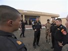 Náelníci iráckých protiteroristických jednotek se seli u Irbílu, aby probrali...